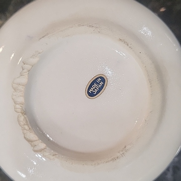 Vintage Blue Onion Pattern Tea Pot Set with Wire Spring Handle - Picture 12 of 14